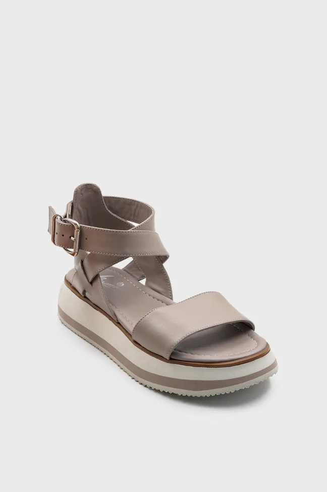 SKD-008 Mink Leather Women's Sandals