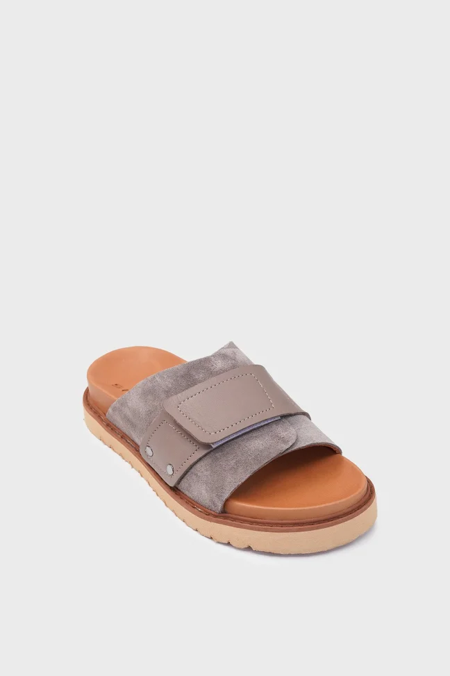 SKK-064 Mink Suede Comfort Slippers